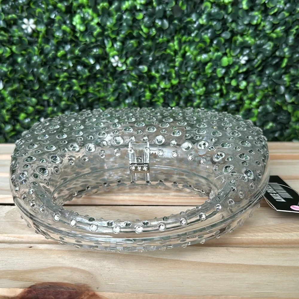 Like Dreams Clear Crystal Clutch Bag #11 - Picture 7 of 7